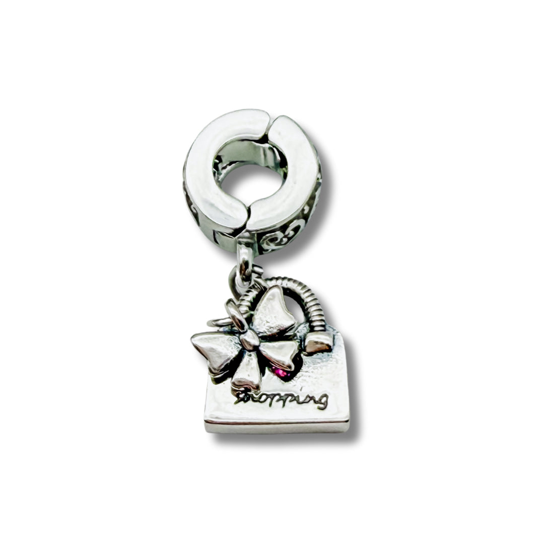 Happy Shopping Clip-on Charm