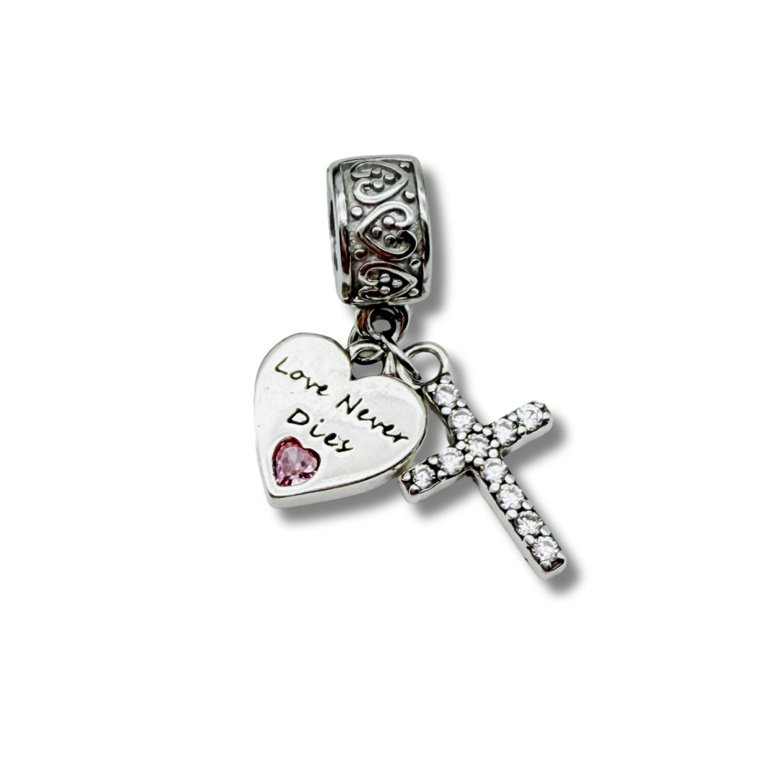 Love Never Dies Clip-on Charm