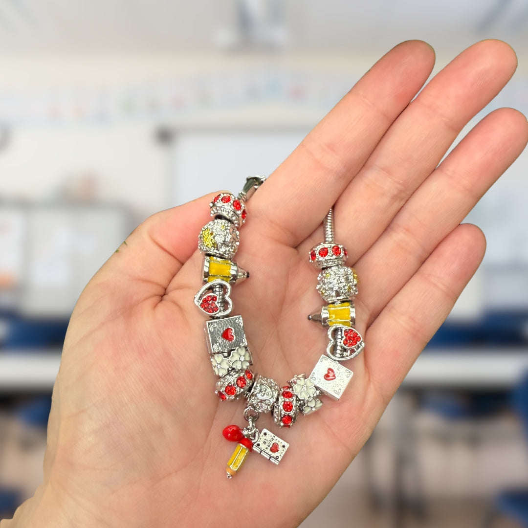 Heart of a Teacher Bracelet