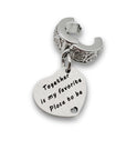 "Together is my Favorite Place to be" Clip-on charm