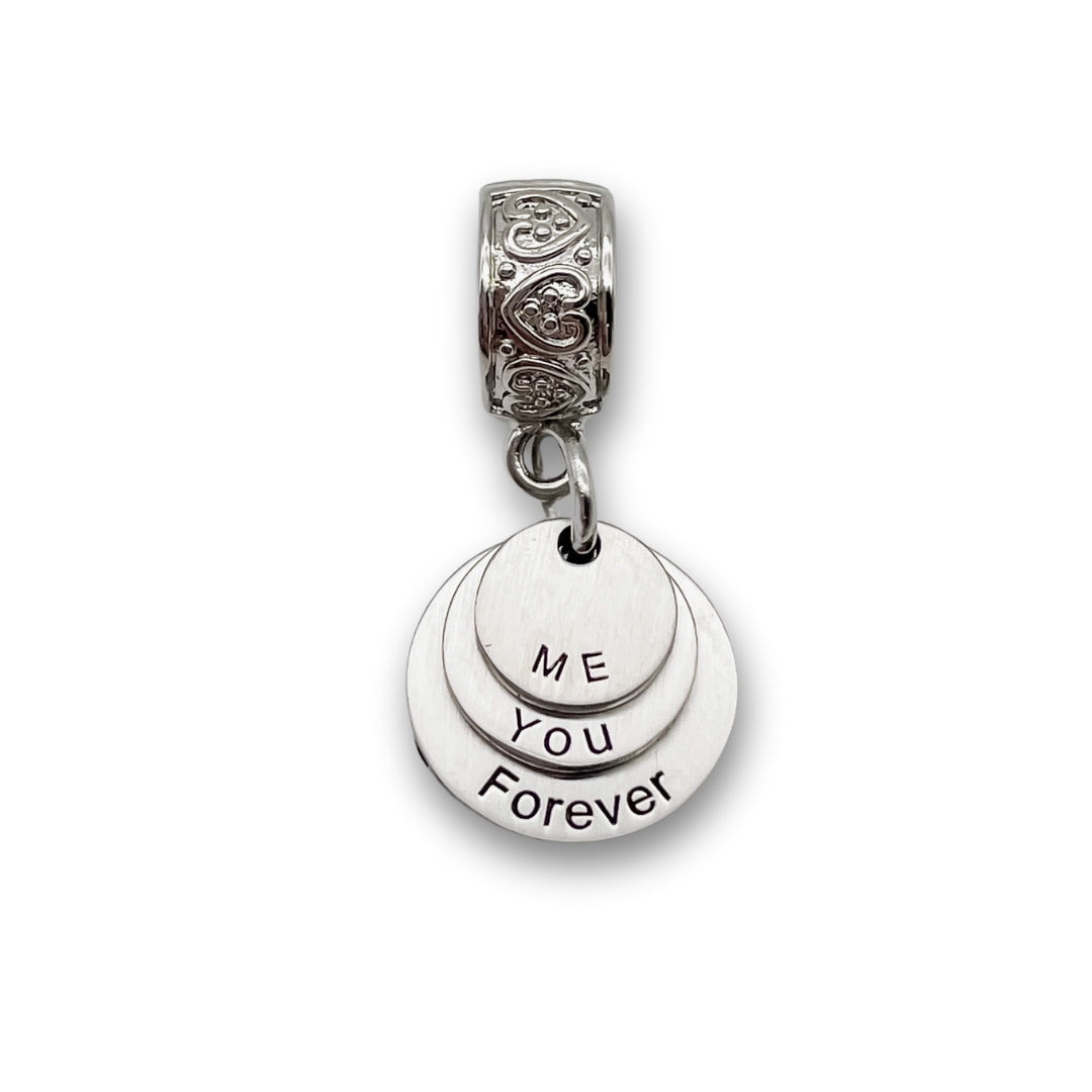 &quot;Me You Forever&quot; Clip-on Charm