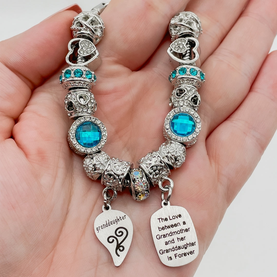 Grandmother Granddaughter Gift Bundle (2 bracelets and 1 necklace)