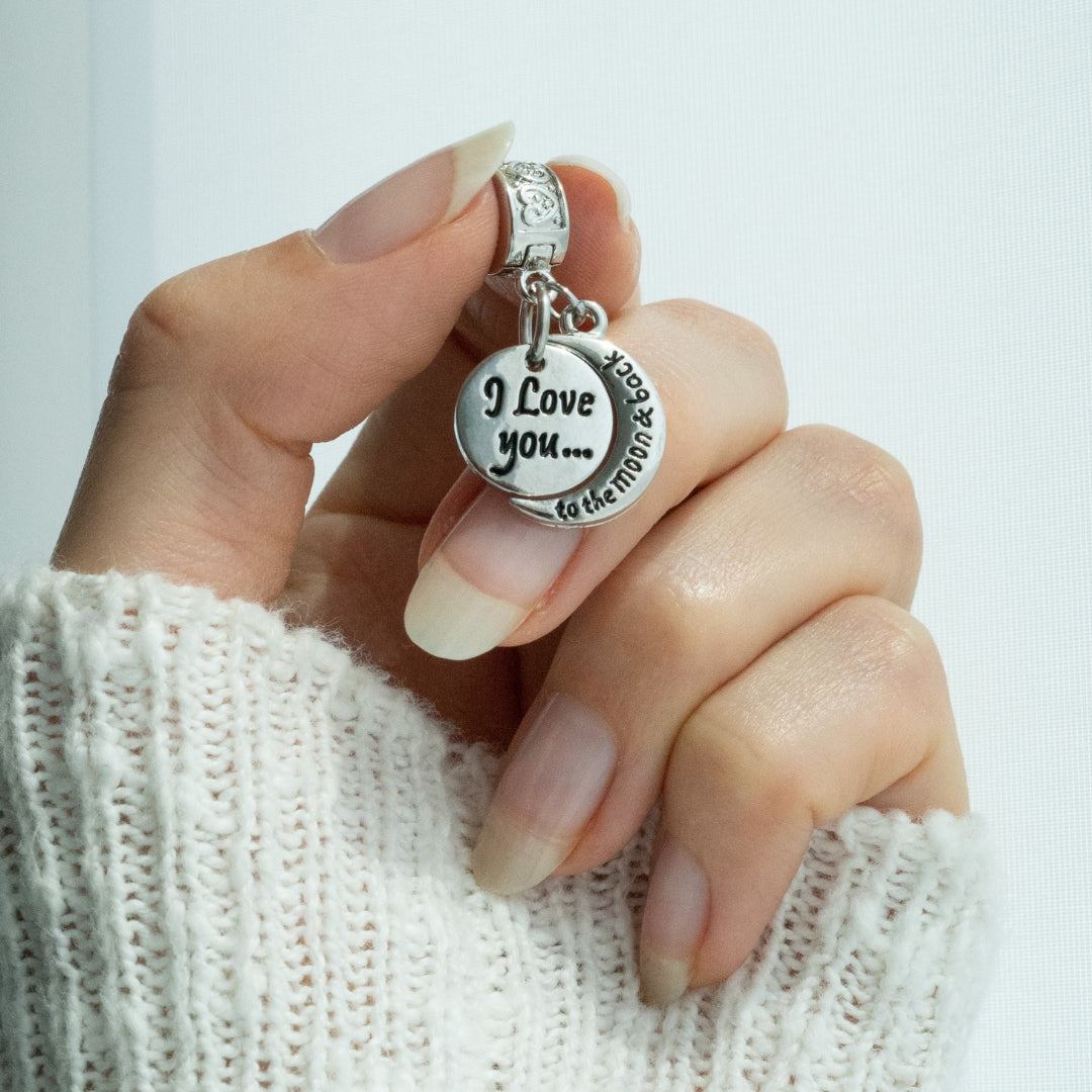 &quot;I Love You To The Moon&quot; Clip-on Charm