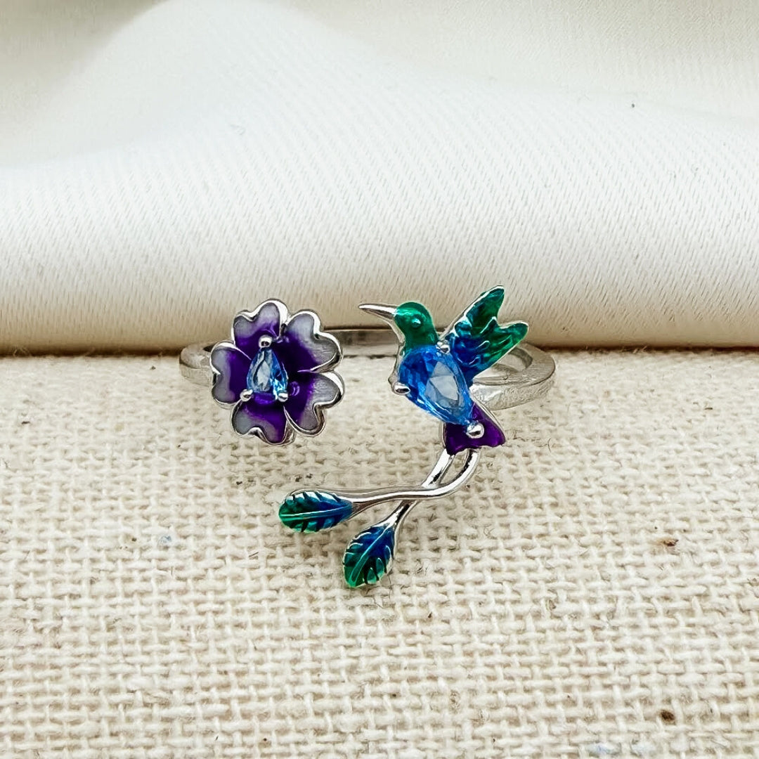 Resilient Beauty Hummingbird Ring