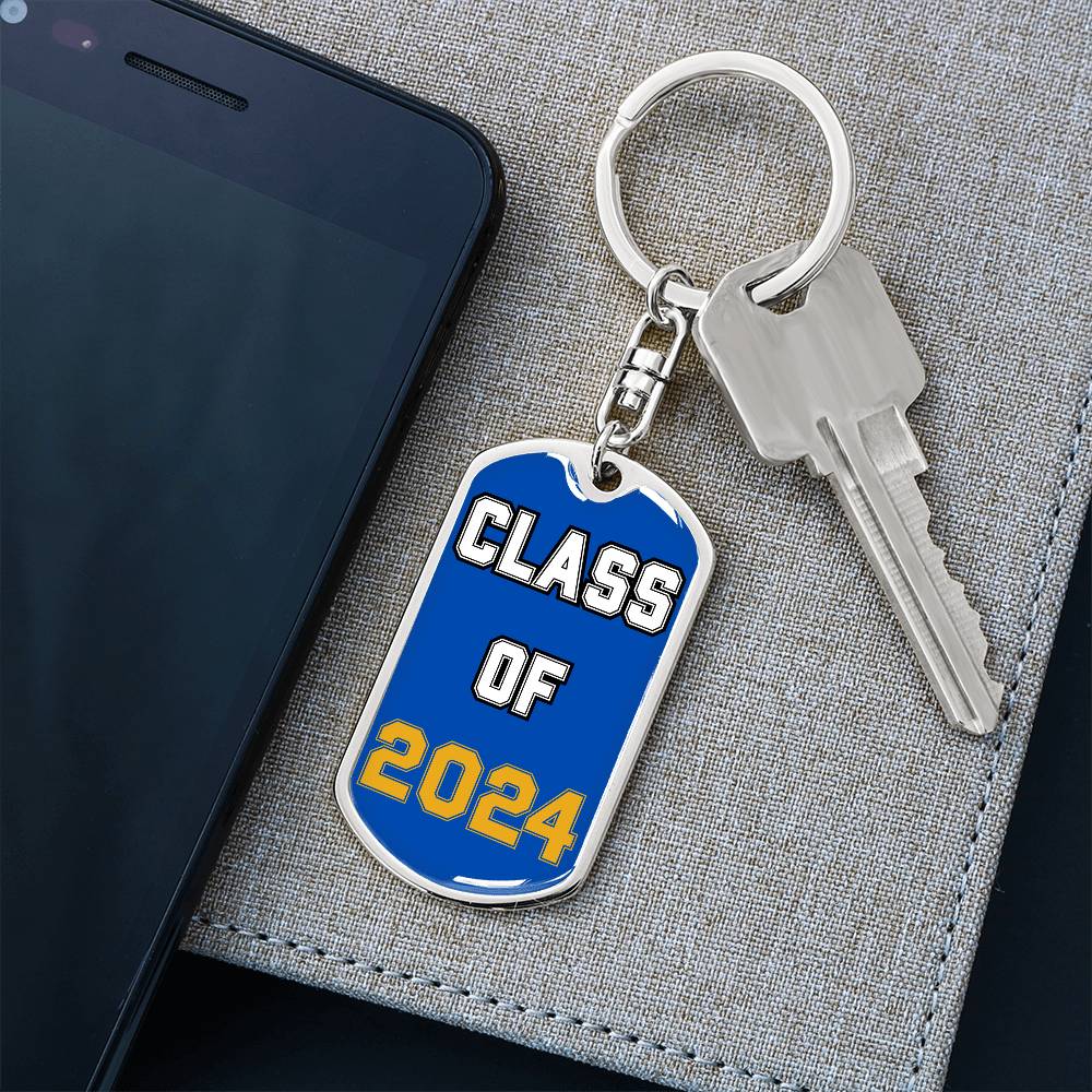 Class of 2024 Keychain for Him