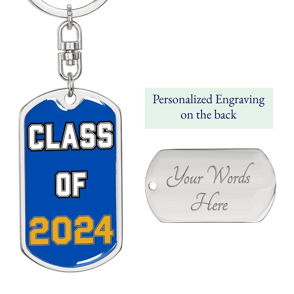 Class of 2024 Keychain for Him