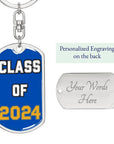 Class of 2024 Keychain for Him