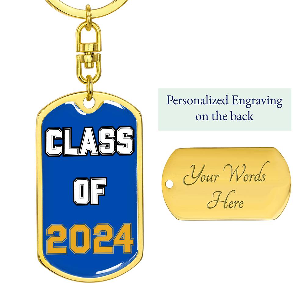 Class of 2024 Keychain for Him