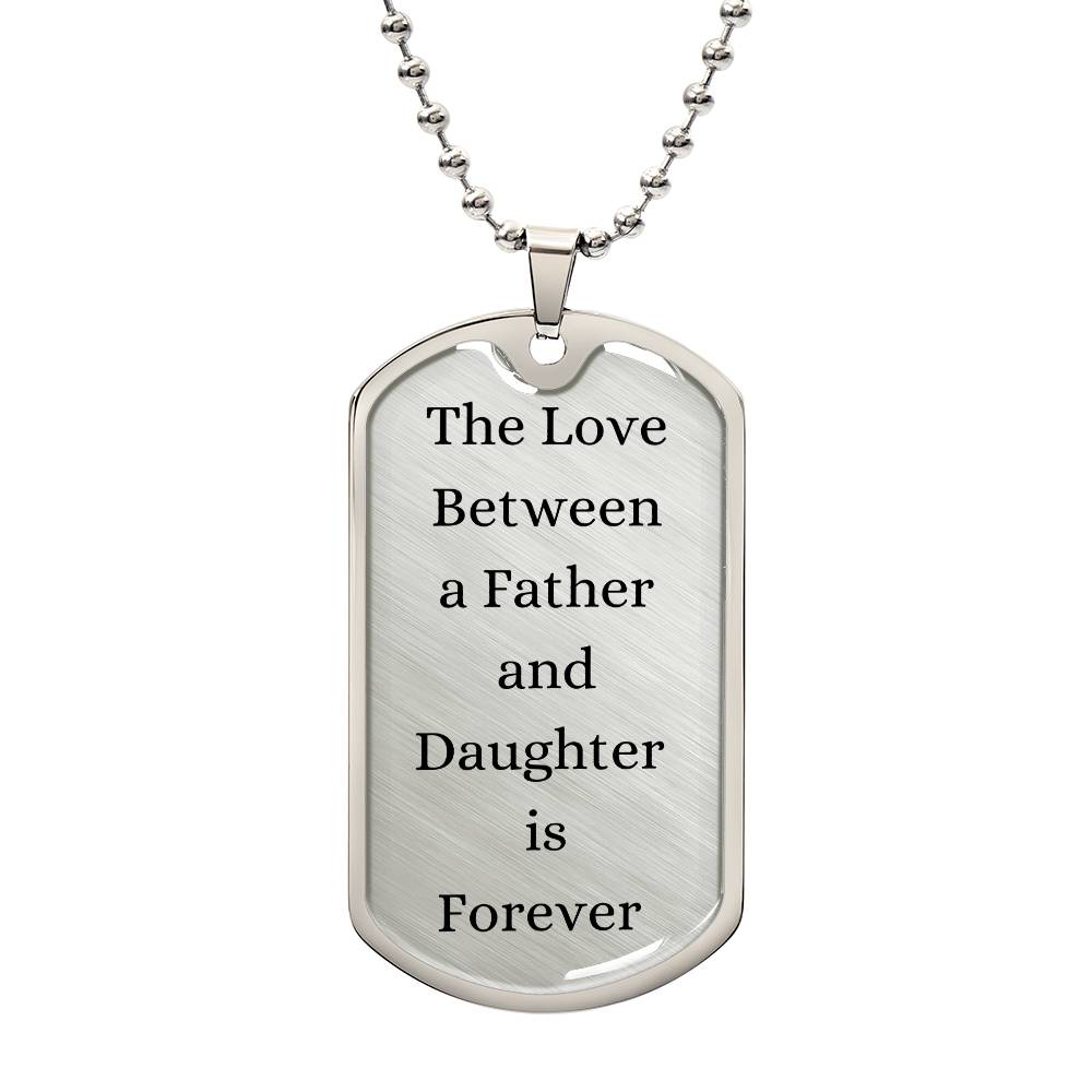 Father Daughter Eternal Love Necklace