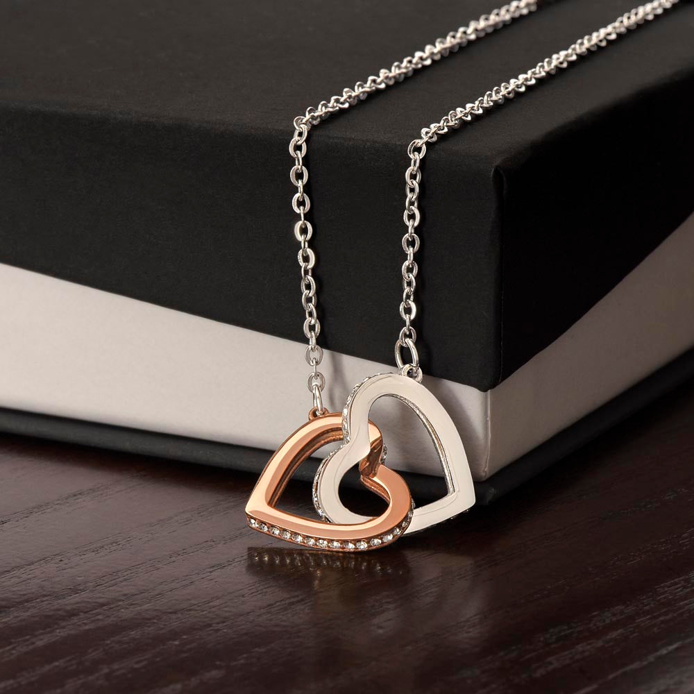 Mother Daughter Heart to Heart Necklace