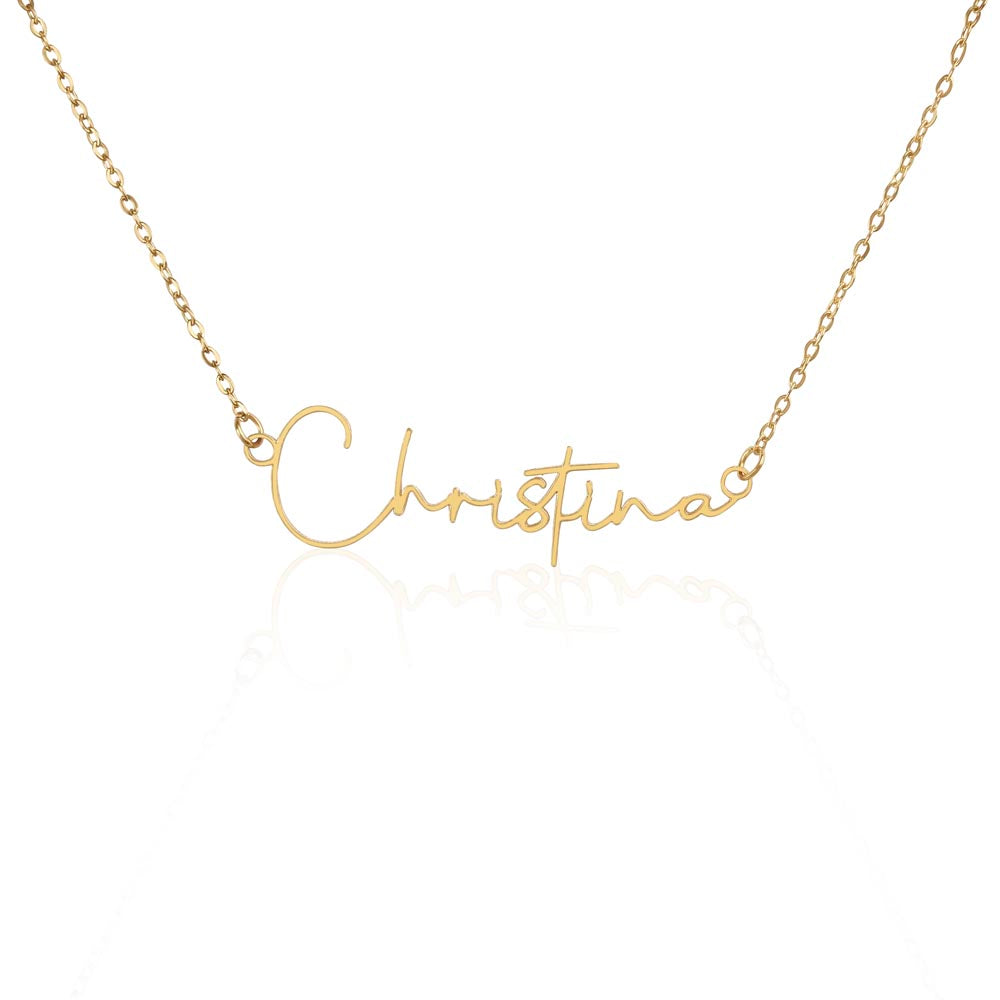 Bella's Signature Style Name Necklace