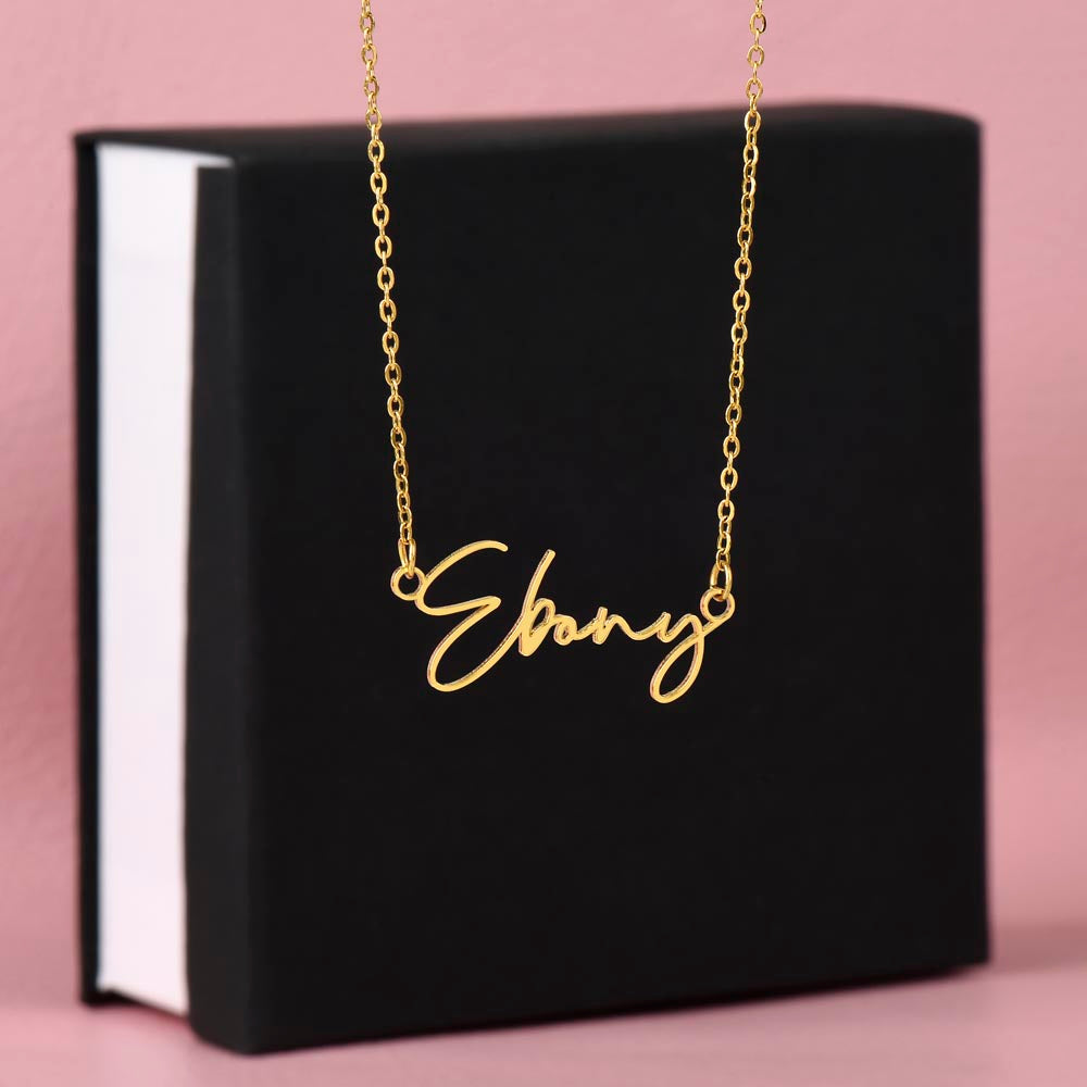 Bella's Signature Style Name Necklace