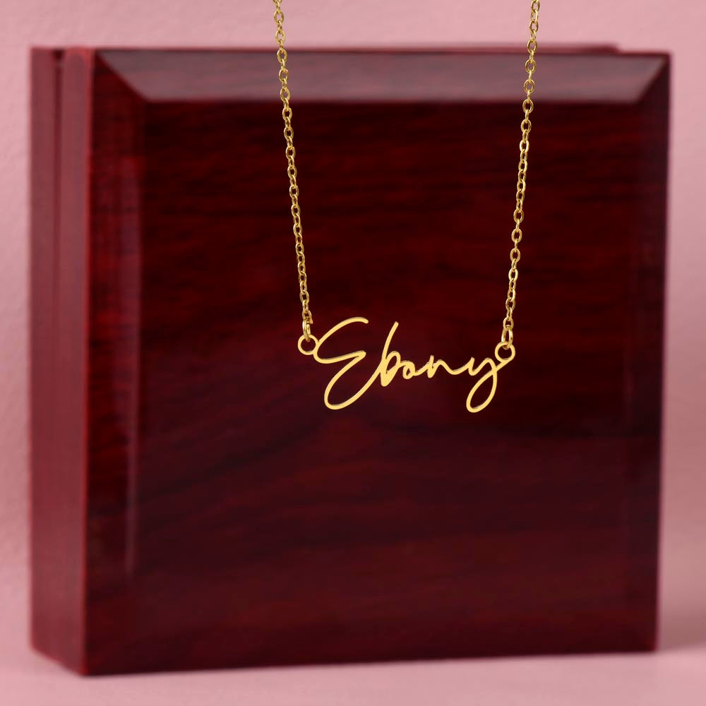 Bella's Signature Style Name Necklace