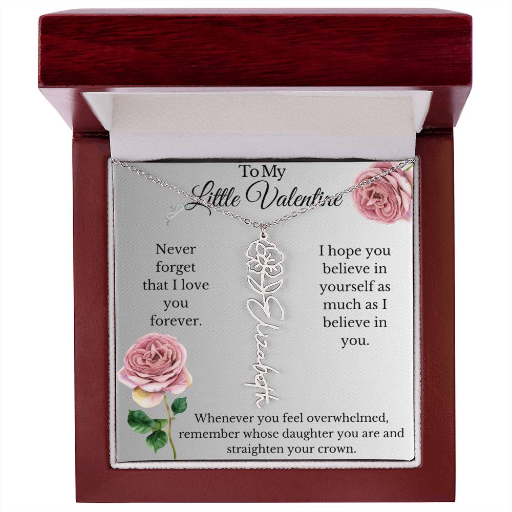 My Little Valentine Daddy Daughter Necklace