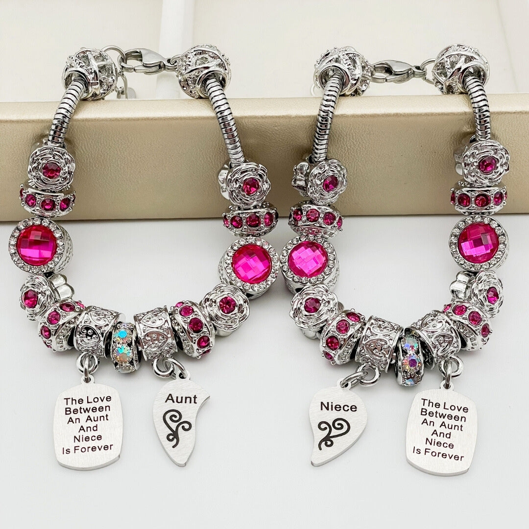 Aunt Niece Infinite Love Bracelets