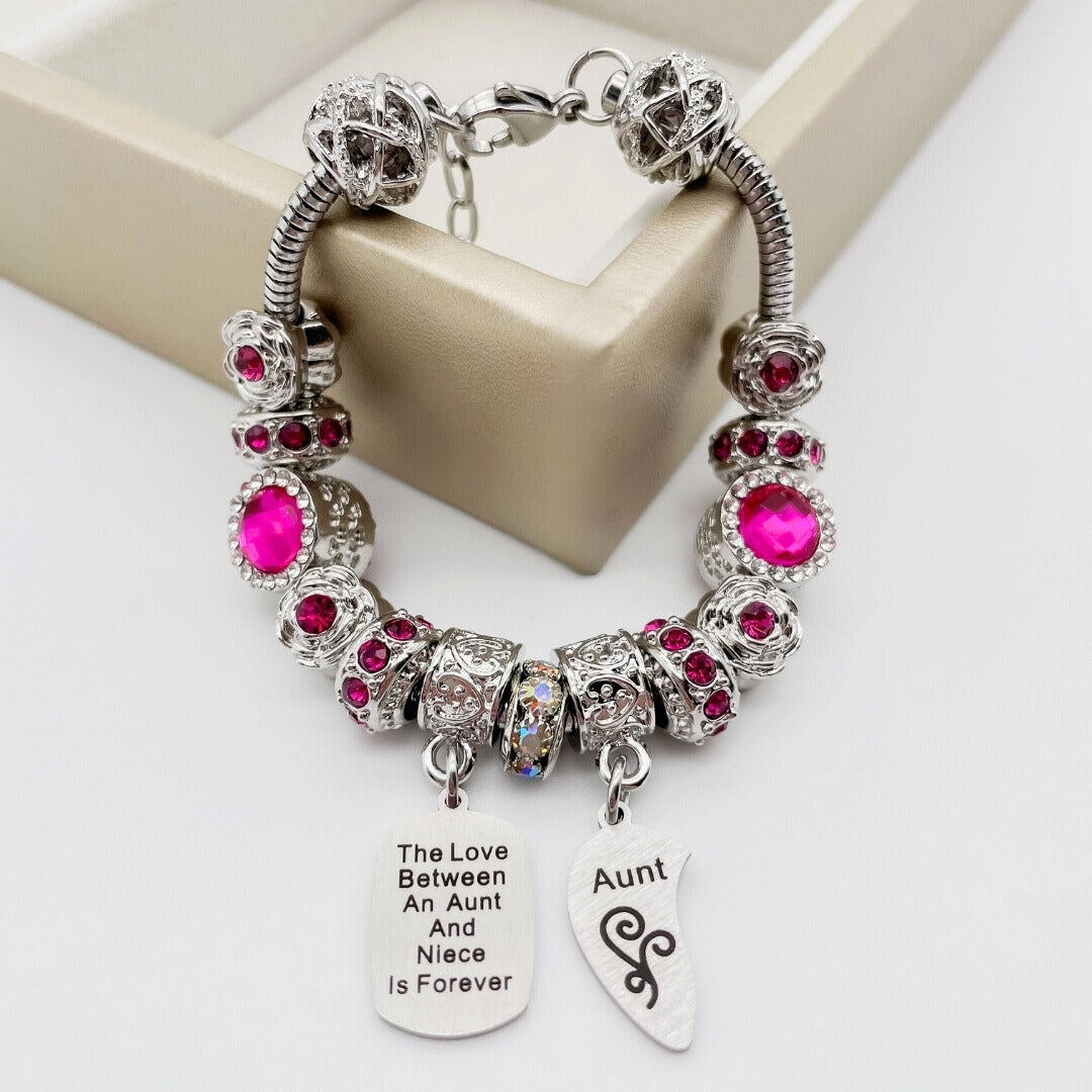 Aunt Niece Infinite Love Bracelets