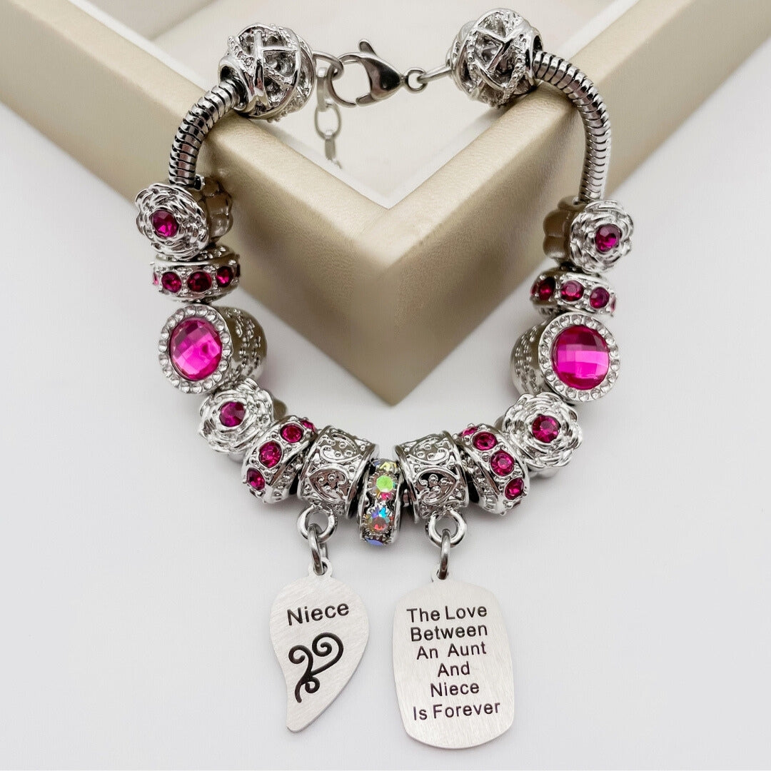 Aunt Niece Infinite Love Bracelets