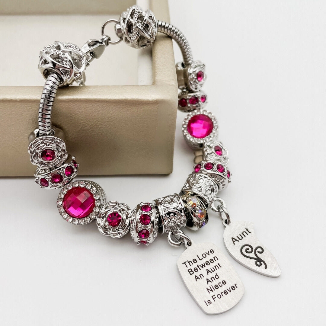 Aunt Niece Infinite Love Bracelets