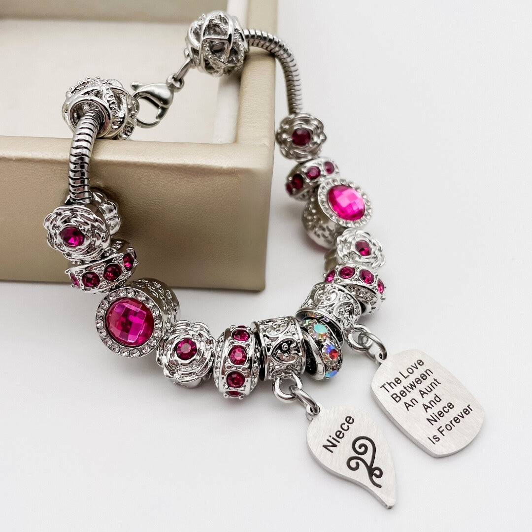 Aunt Niece Infinite Love Bracelets