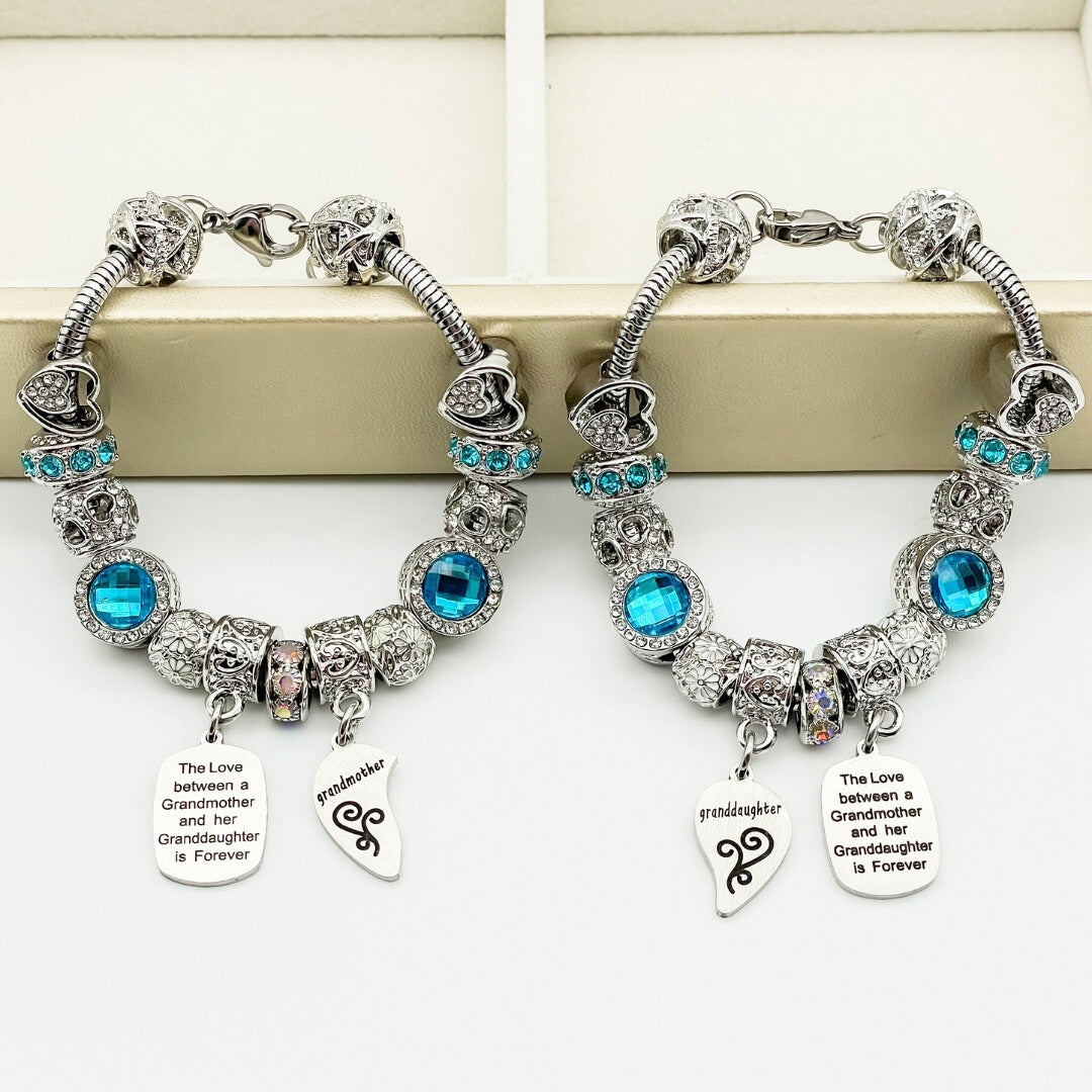 Grandmother Granddaughter Unending Love Bracelets