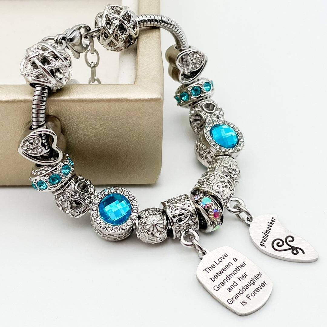 Grandmother Granddaughter Unending Love Bracelets