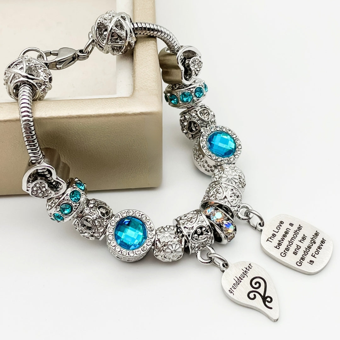 Grandmother Granddaughter Unending Love Bracelets