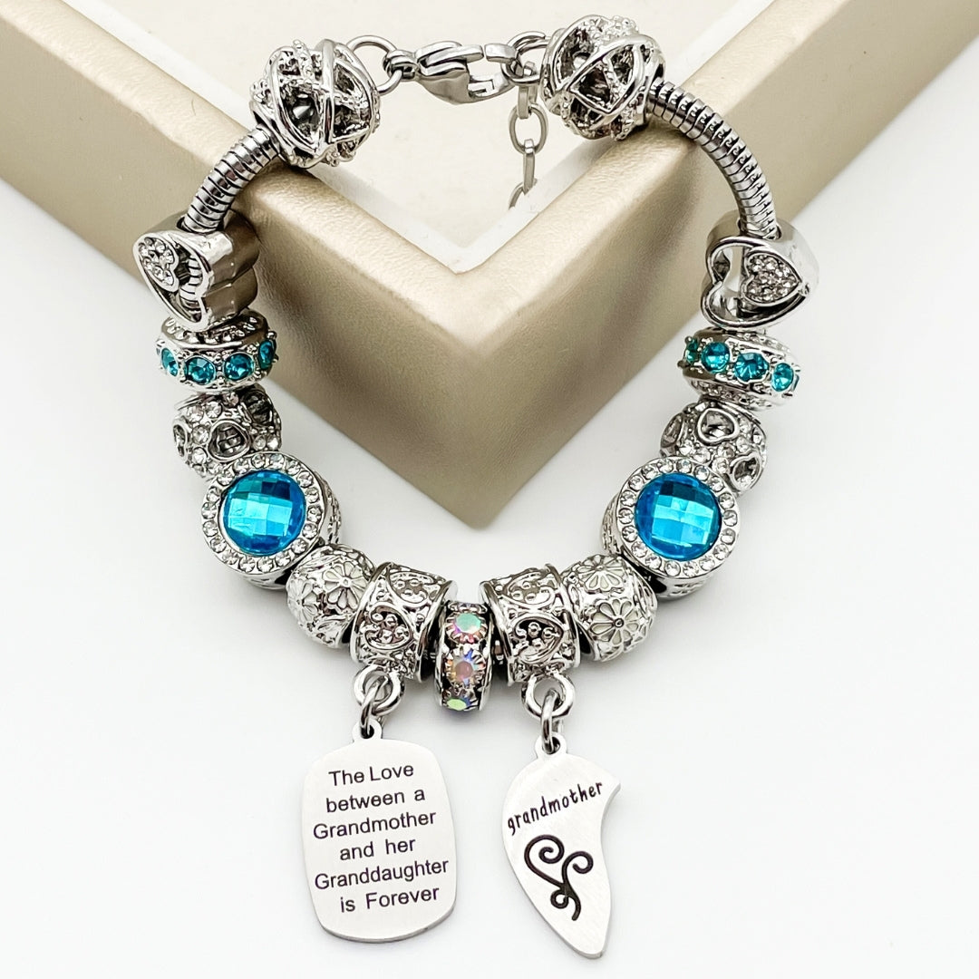 Grandmother Granddaughter Unending Love Bracelets