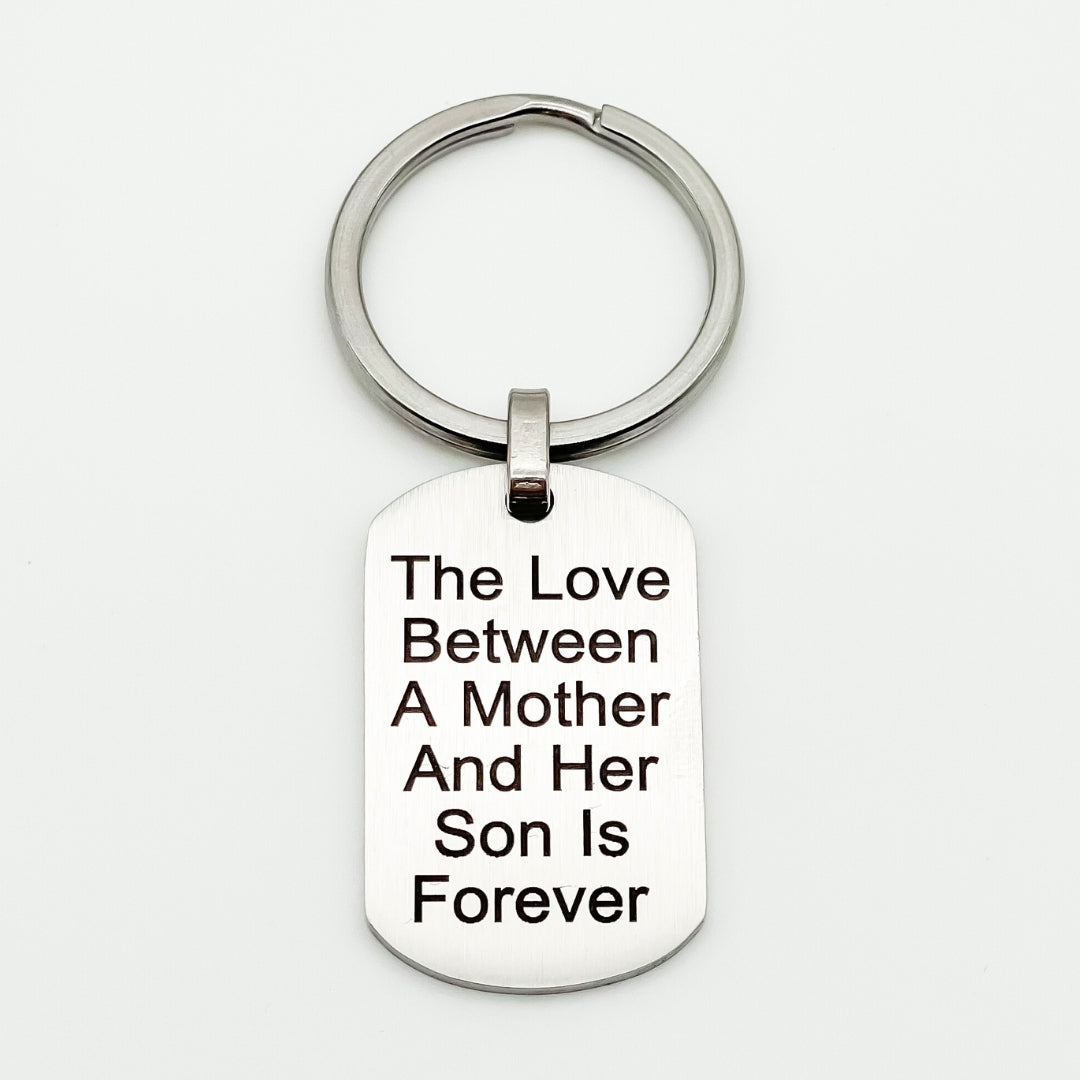 Mother Son Eternal Love Bracelet &amp; Keychain