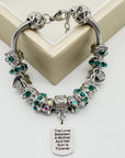 Mother Son Eternal Love Bracelet & Keychain