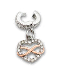 "Infinity Heart" Clip-on Charm