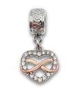 "Infinity Heart" Clip-on Charm