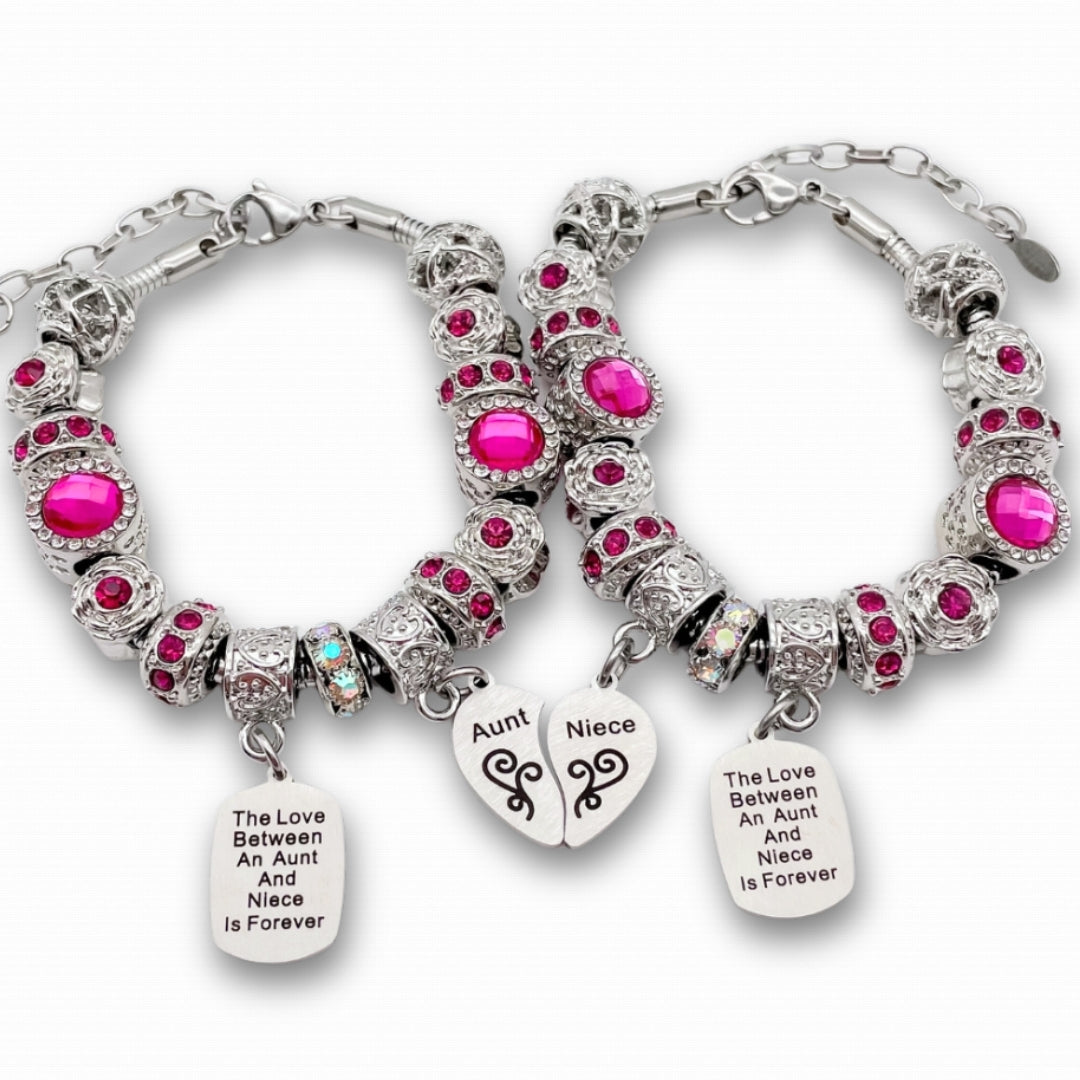 Aunt Niece Infinite Love Bracelets