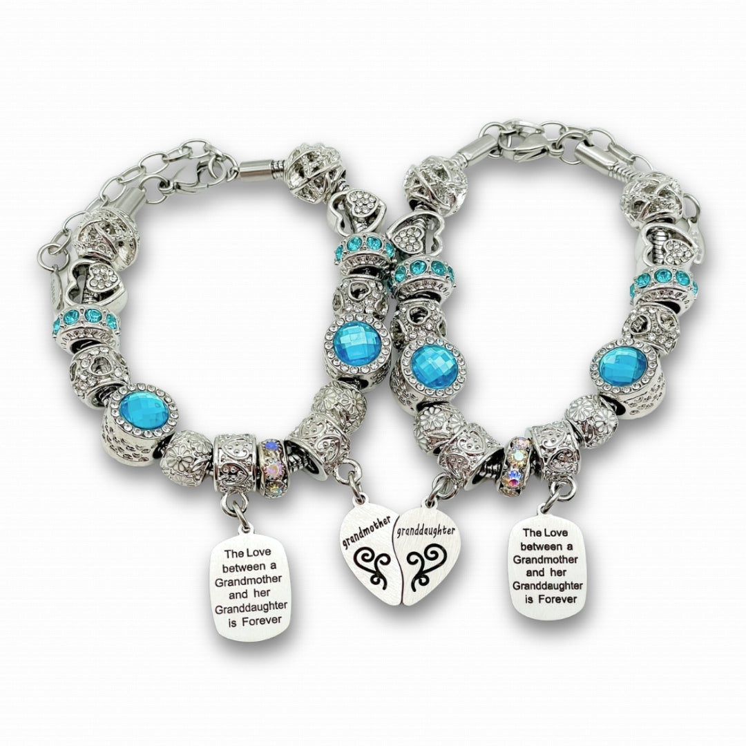 Grandmother Granddaughter Unending Love Bracelets