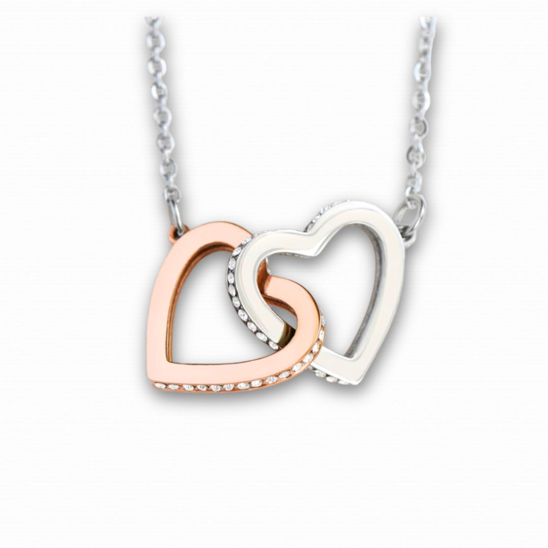 Mother Daughter Heart to Heart Necklace