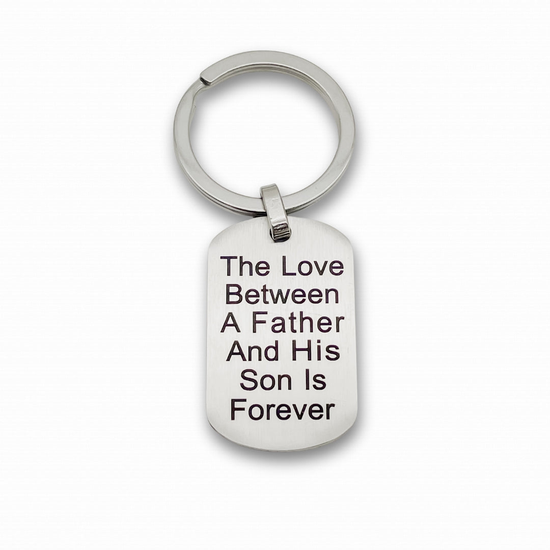 Father Son Eternal Love Keychain