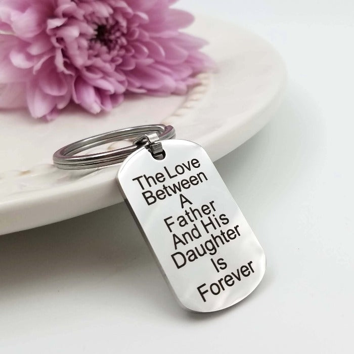 Father Daughter Keychain