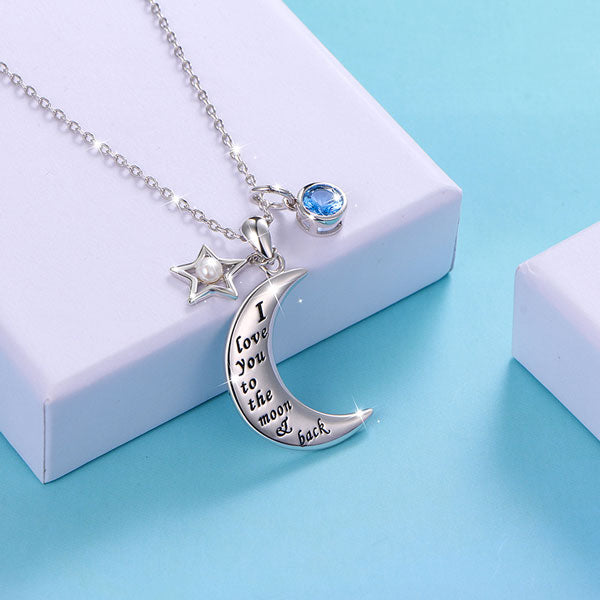 I Love You To the Moon Necklace